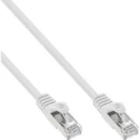 InLine 72575W Câble patch, SF/UTP, Cat.5e, blanc, 7,5m