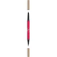 Valentino Twin Liner Crayon Gel à double extrémité Eyeliner 02 Noir - 8 Grammes (02 Noir, Black & Rosso, Noir, Noir & Rosso)