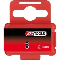 Ks Tools Embout 1/4" à six pans creux 25 mm 8 mm Pack de 5 - 911.2271