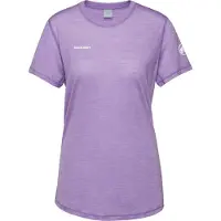 Mammut Tree Wool Fl Short Sleeve T-shirt Violet S Femme