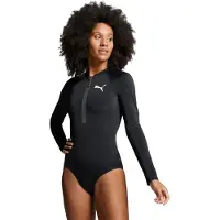 Puma Surf Woman Long Sleeve Front Zip Shorty Noir L Femme