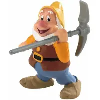 BULLYLAND - Figurka Dwarf z Królewną Śnieżką 6cm - Kolekcjonerska Figurynka Disney