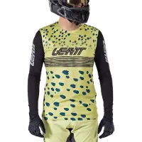 Leatt Mtb Gravity 5.0 Long Sleeve T-shirt Jaune M Homme