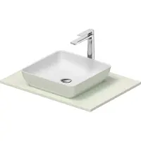 Duravit Sivida Set lavabos rectangulaires incl. console 680x500x123mm, 268017FH00