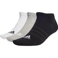 Adidas Chaussettes de sport 'Thin and Light Sportswear Low-Cut 3 Pairs' gris / noir / blanc