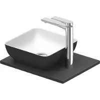 Duravit Sivida Set lavabos rectangulaires incl. console 410x330x123mm, 268023FI00