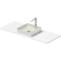 Duravit Sivida Set lavabos rectangulaires incl. console 1280x500x123mm, 268020FG00