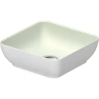 Duravit Sivida lavabo à poser, rectangulaire, 300x300mm, sans trou pour robinet, sans trop-plein (300 mm, 300 mm)