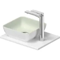 Duravit Sivida Set lavabos rectangulaires incl. console 410x330x123mm, 268023FG00