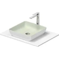 Duravit Sivida Set lavabos rectangulaires incl. console 680x500x123mm, 268017FG00