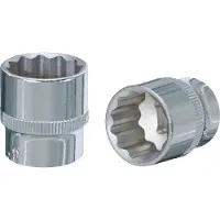 Ks Tools Werkzeuge-Maschinen GmbH 1/2" CHROMEplus Douille 12 pans, 19mm, sur support (19 mm)