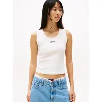 Tommy Hilfiger Dw0dw21369 Sleeveless Top Blanc M Femme