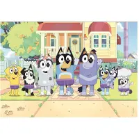 Clementoni Puzzle 2x60 pièces SuperKolor Bluey 24813 - Puzzle pour enfants