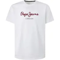 Pepe Jeans T-Shirt 'Eggo' bleu marine / rouge foncé / blanc