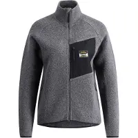 Lundhags Flok Wool Pile, couche intermédiaire, femme, gris