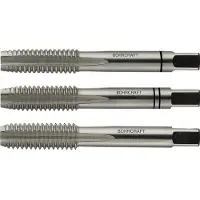 Bohrcraft Hand-Gewindebohrer-Satz HSSG DIN352 metrisches Linksgewinde M10