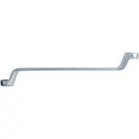 Ks Tools Clé à double anneau CLASSIC, coudée, 21 x 23 mm K