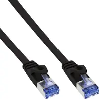 InLine 71803S Câble patch plat, U/FTP, Cat.6A, noir, 3m