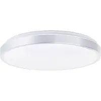 Brilliant Livius LED Applique et plafonnier 49cm 36W Nickel Aluminium Blanc Minuteur, veilleuse G80562A21