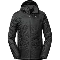 Schöffel Veste de sport pour hommes, veste outdoor, veste de randonnée, veste hybride, modèle Stams, couleur : noir, référence : -9990 black, taille : 56
