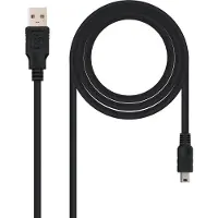 Nanocable Câble USB vers mini USB 10.01.0401 Noir (1 m)