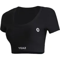 Yeaz Femmes, T-shirt de sport, Club Level (M), Noir, M