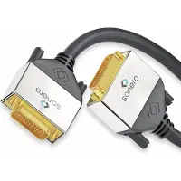 Sonero Câble DVI-D - DVI-D, 1.5 m (1.50 m), Câble vidéo, Noir