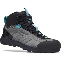 Black Diamond - Chaussures d'approche montantes - Mission Leather Mid Women's Wp Steel Grey en Cuir - Taille 37,5 - Gris