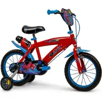 HUFFY Vélo Disney Spiderman 14 pouces pour garçon 4-6 ans Rouge