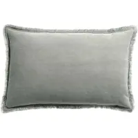 Vivaraise Housses de coussins FARA - Gris - 40x65 cm