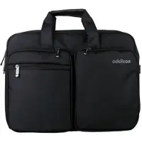 Addison Preston 15 Sacoche pour ordinateur portable (15.6 pouces) Toploader-Sacoche (15.60", Universel), Sac pour notebook, Noir