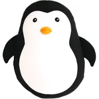 Kikkerland Oreiller de voyage TT23 Zip Flip Pingouin