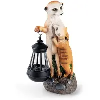 DS Produkte Famille suricate solaire magique avec lanterne