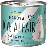 Hardys Love Affair veau et dinde pâtée pour chat (boîte)