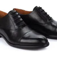 Pikolinos pour homme. M7J-4184 Mocassins en cuir Bristol noir (44), Plat, Lacets, Casuel
