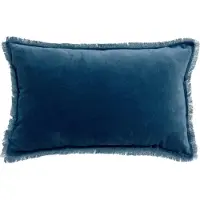 Vivaraise Housses de coussins FARA - Bleu - 30x50 cm