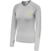 Hummel Sweat de sport gris / vert