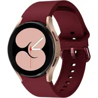 Cover-Discount Galaxy Watch 4 46mm - Bracelet sport bordeaux (46 mm, Silicone), Sangles de montre, Rouge