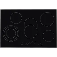 Amica Plan de cuisson vitrocéramique avec cadre 77 x 50,5 cm 5 zones de cuisson KMC 745 100 E, Plaque de cuisson, Noir