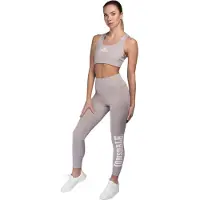 Lonsdale Leggings 'SEMLEY' gris clair / blanc
