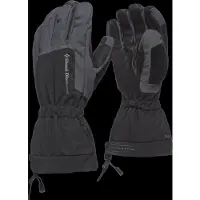 Black Diamond - Gants d'alpinisme isolants et imperméables - Glissade Gloves Black en Cuir - Taille L - Noir