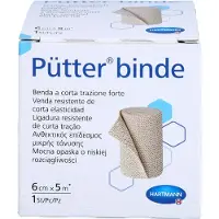 Pütterbinde Bande de Pütter 6cmx5m, 1 pc BIN