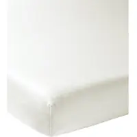 Meyco Home jersey drap-housse 120x200 blanc chaud (200 x 120 cm)