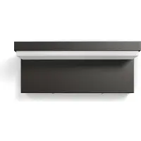 Philips Applique murale Bustan 3,8 W, Applique d'extérieur, Anthracite, Métal, IP44, Terrasse, Jardin, I