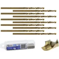 GEKO Forets pour métaux 6mm HSS, paquet de 10 (6 millimètres)