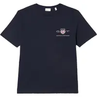 Gant T-Shirt bleu marine / gris / rouge