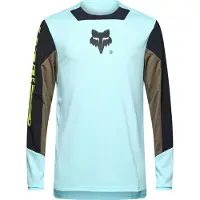FOX Hommes, Maillot de cyclisme, Defend LS Jersey Elevated (XL), Bleu, XL