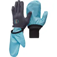Black Diamond Deploy Wind Hood Mittens Bleu S
