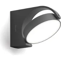 Philips Applique extérieure LED 8719514477278 Mimosa IP44 7W 680lm 4000K anthracite