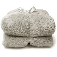 Unique living Plaid Unique Living Teddy Chateau Grey 150 x 200cm-150 x 200 cm